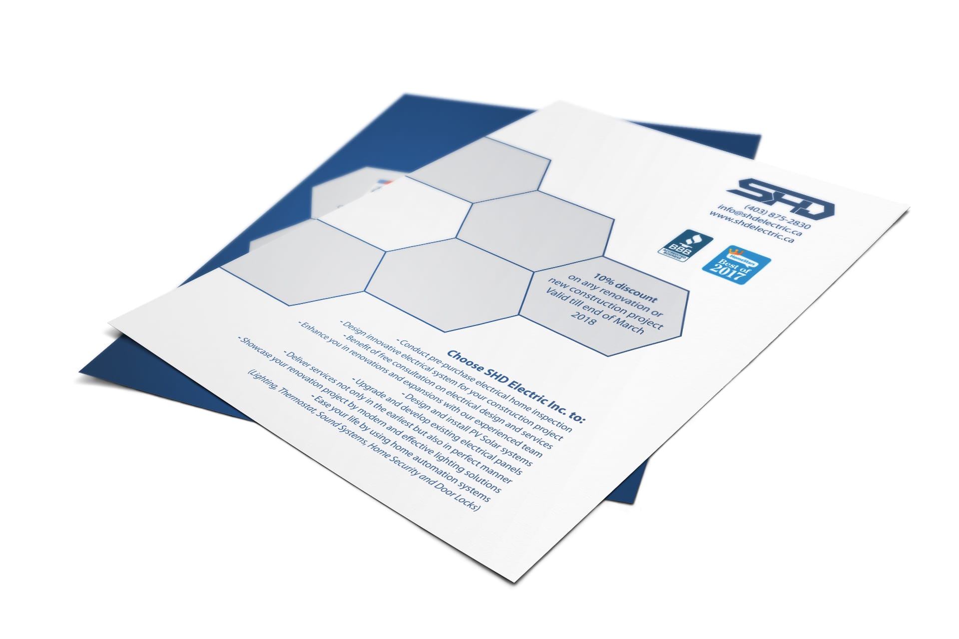 Graphic design flyer example by TG Designs